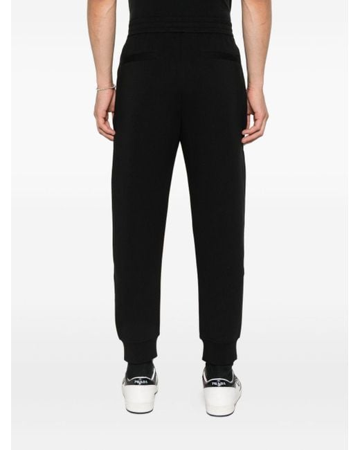 Pantalon De Jogging À Logo Brodé Emporio Armani pour homme en coloris Black