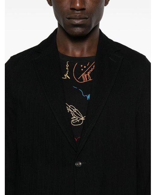 Circolo 1901 Black Cotton Single-Breasted Jacket