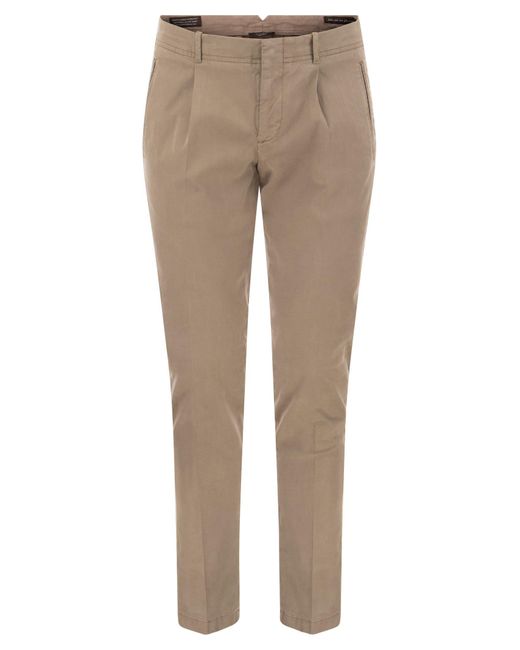 Peserico Natural Cotton And Silk Trousers