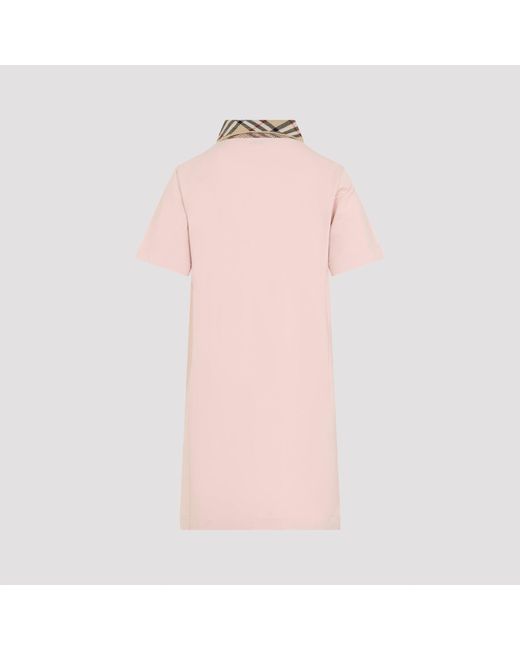 Burberry Iris Polojurk in het Pink