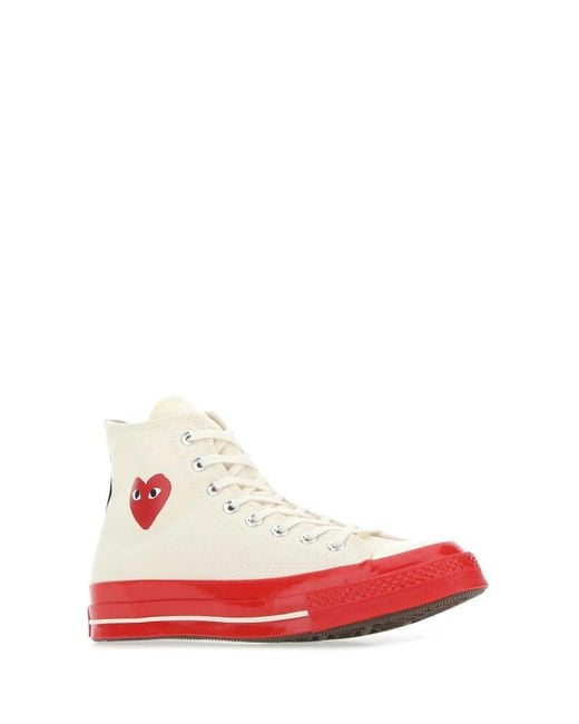 COMME DES GARÇONS PLAY Red Sneakers