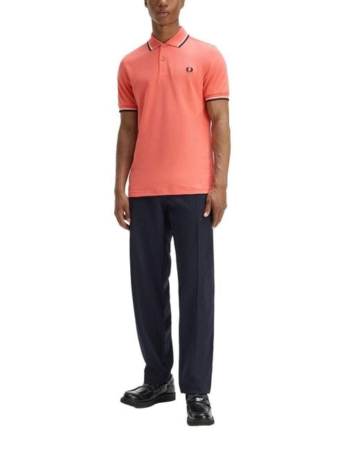Fred Perry Orange Classic Polo Shirt For for men