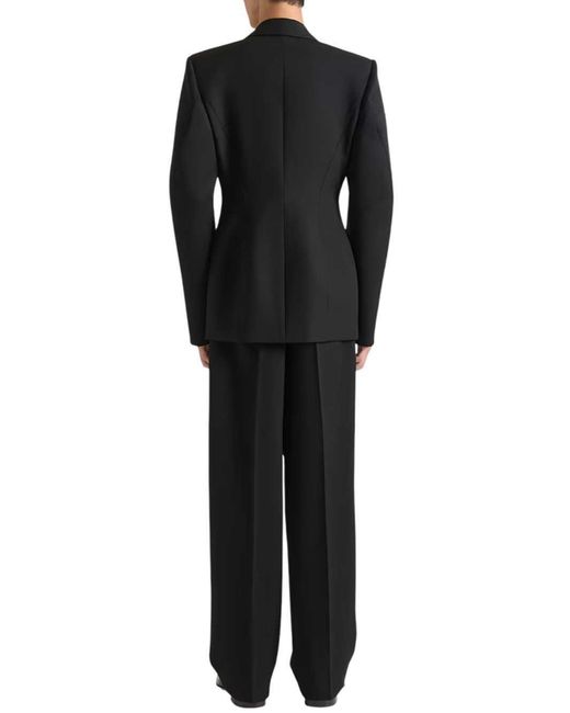 Givenchy Black Double-Pleated Trousers for men