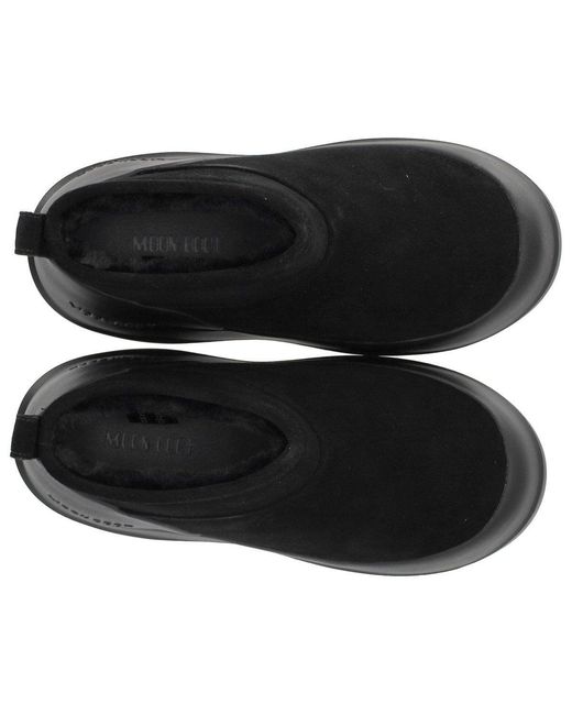 Moon Boot Black Luna Low Ankle Boot for men