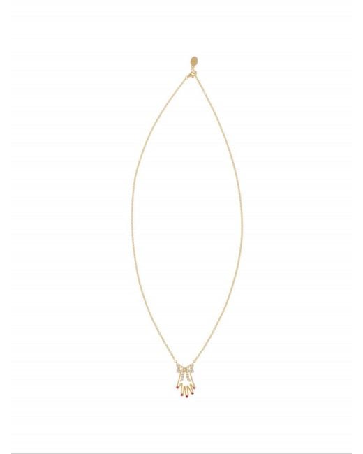 Vivetta White Handy Necklace
