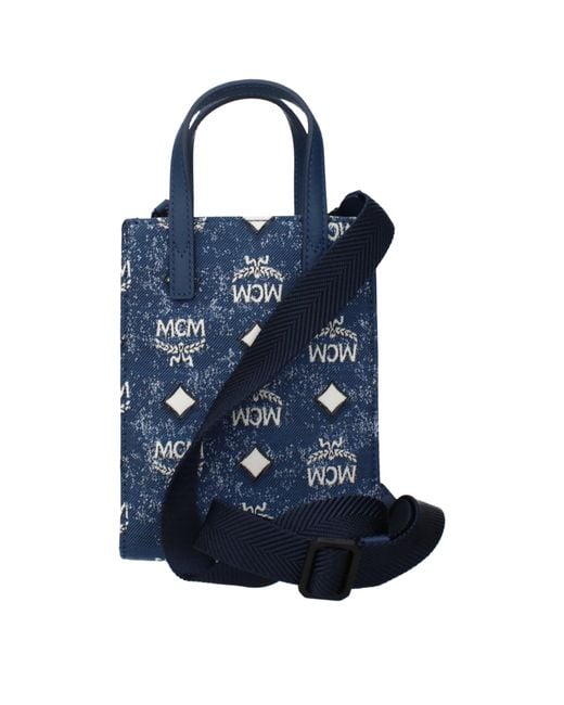 MCM Blue Handbag For Fabric