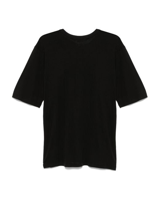 Paura Black Leyla Regulart Fit T Shirt for men