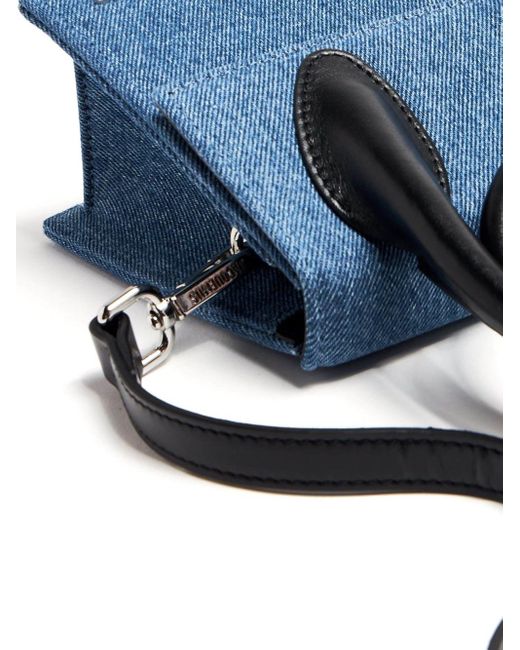 Jacquemus Blue Mini Le Chiquito Denim Shoulder Bag for men