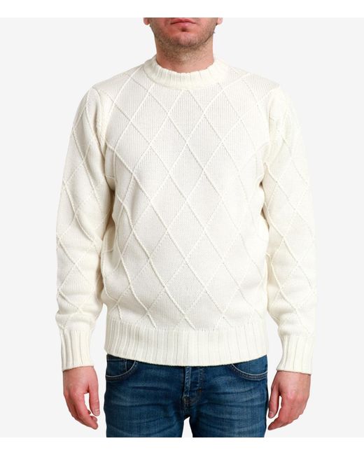 Filippo De Laurentis White Sweaters for men