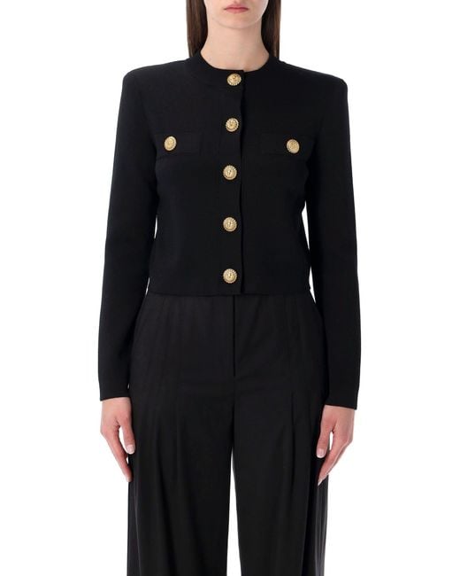 Balmain Blue Pullover Schwarz