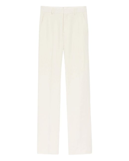 Pantalón recto AMI de color White