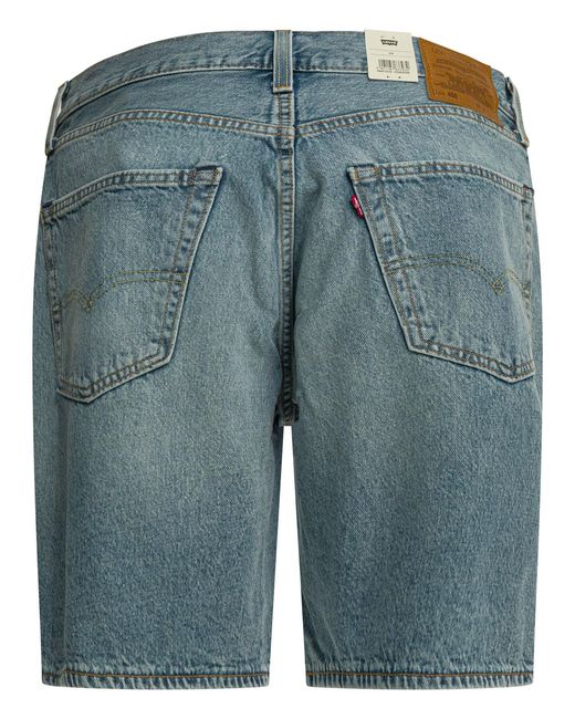 Levi's Blue Light Cotton Shorts for men