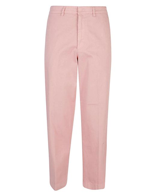 Department 5 Wide Leg Broek in het Pink