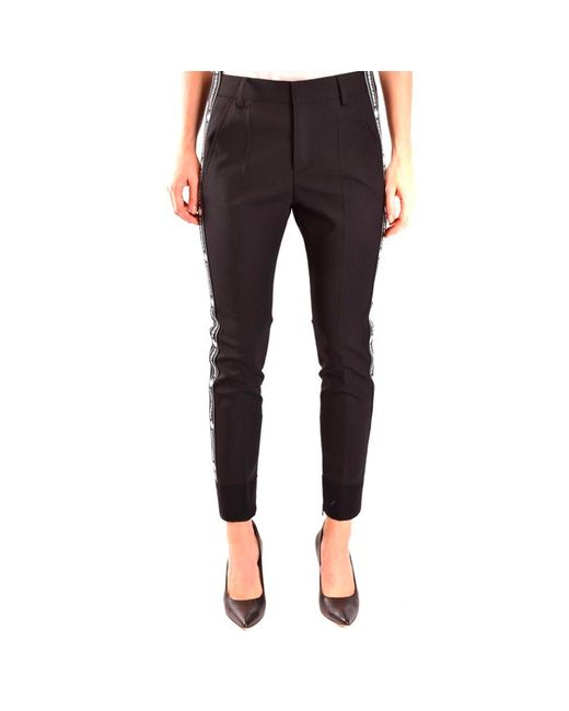 DSquared² Black Classic Wool Trousers