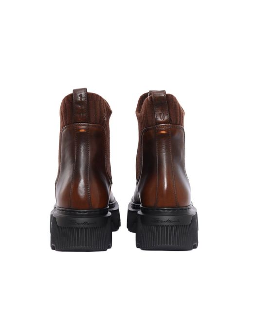 Santoni Brown Boot