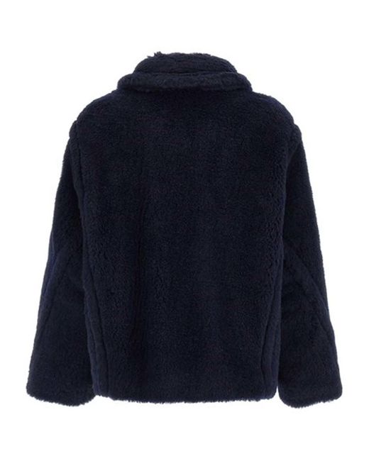 Max Mara Blue Mxmfuggito Coat