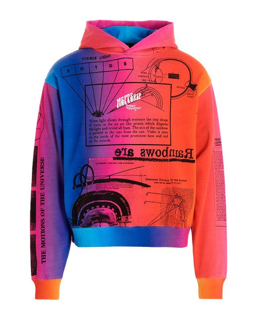 Msftsrep Red All-over Print Hoodie for men