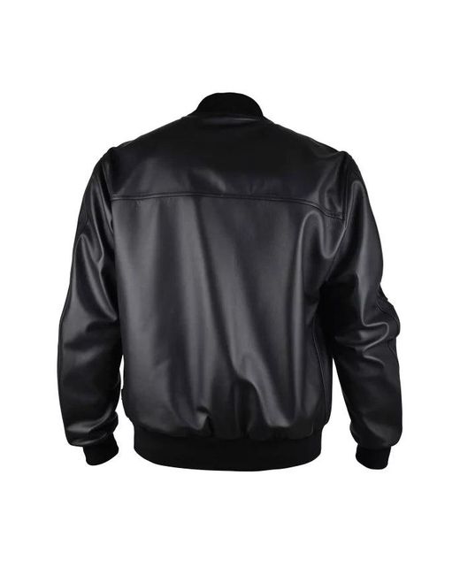 Philipp Plein Black Leather Jacket