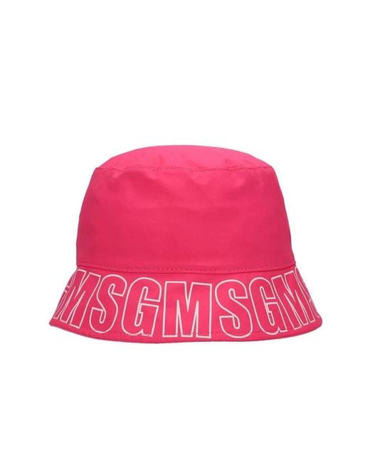 MSGM Pink "Cloche" Hat
