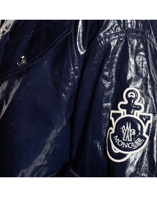 Moncler Genius Blue Shiny Jacket