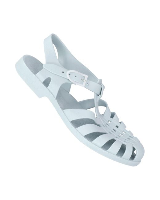 Méduse Blue Flat Shoes