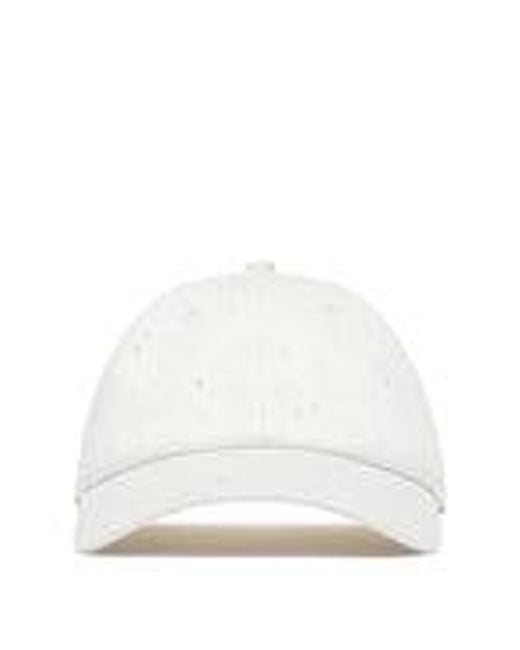 Autry White Baseball Cap With Logo for men