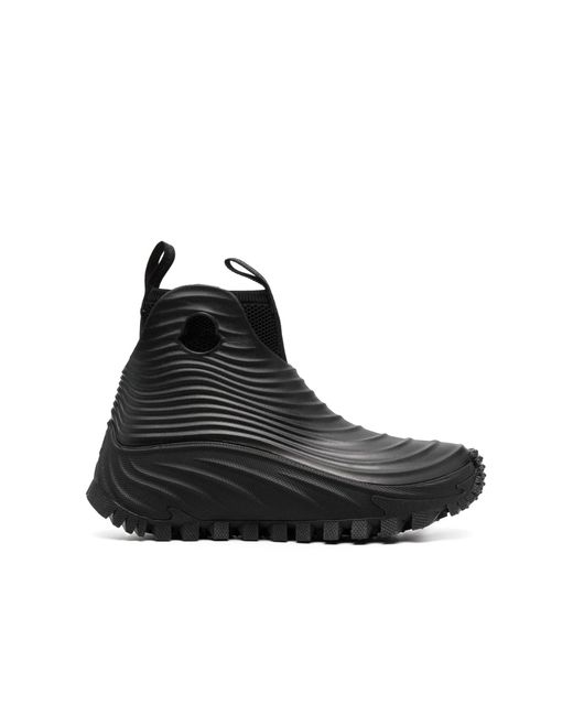 Moncler Acqua High Rain Boots in het Black