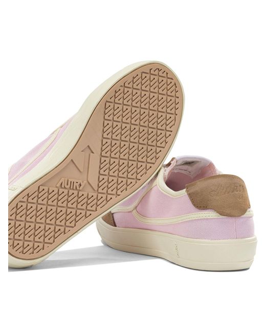 Autry Pink "Windscape Low"-Sneaker