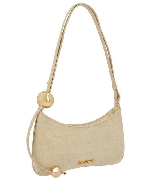 Jacquemus Natural La Borsa "Bisou Perle"