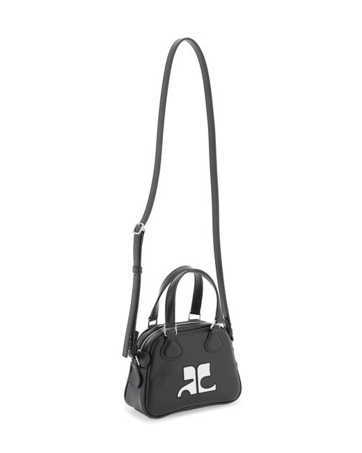Courreges Mini Bowling Bag Purse in Black Lyst Canada