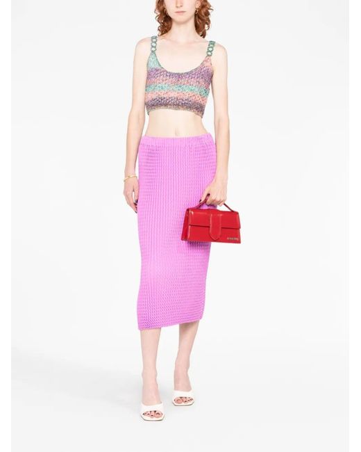Jacquemus Red Le Bambino Leather Handbag