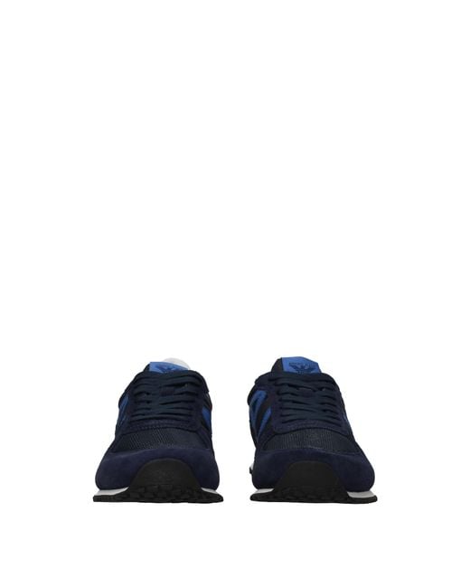 Armani Jeans Blue Sneakers Uomo Tessuto Blu for men