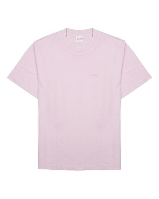 Closed Pink T Shirt Con Logo