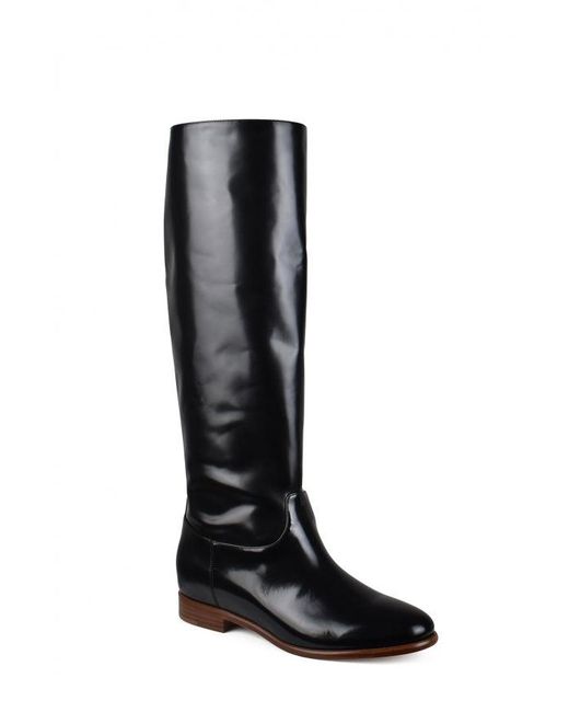 Gabriela Hearst Black Patent Leather Ankle Boots