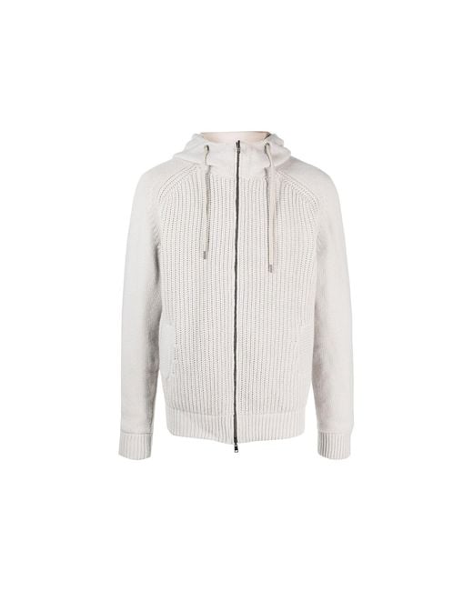 Herno White Reversible Bomber Jacket for men