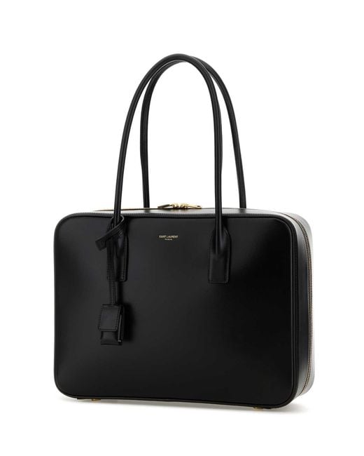 Saint Laurent Black Ysl Bo Sdj Bauletto