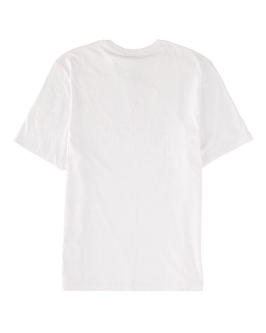 Maison Kitsuné White T Shirt "Fox Head"