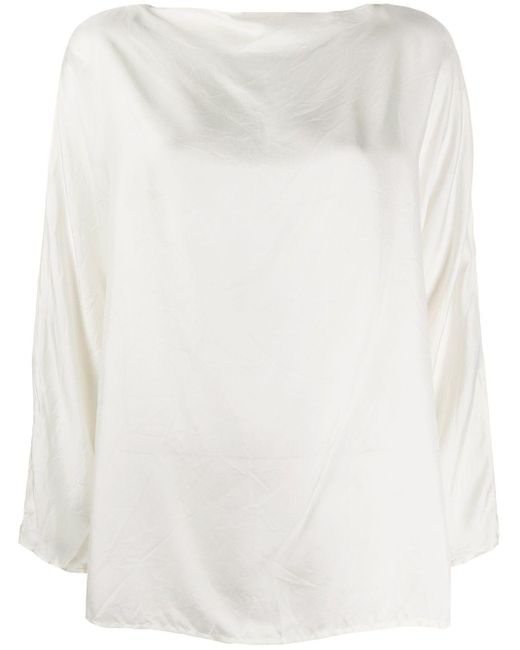 Daniela Gregis White Silk Blouse