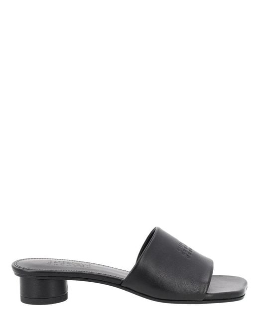 MM6 by Maison Margiela White Sandal With Logo