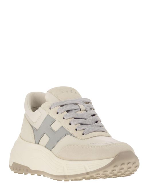 Hogan White Hi-Fi Trainers With Side H Sneaker