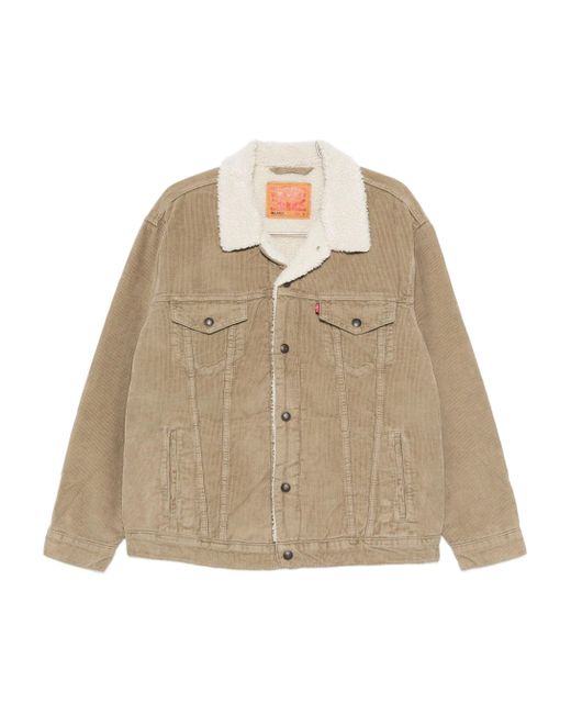 Levi's Natural Relaxed Fit Sherpa Trkr Timber Wolf