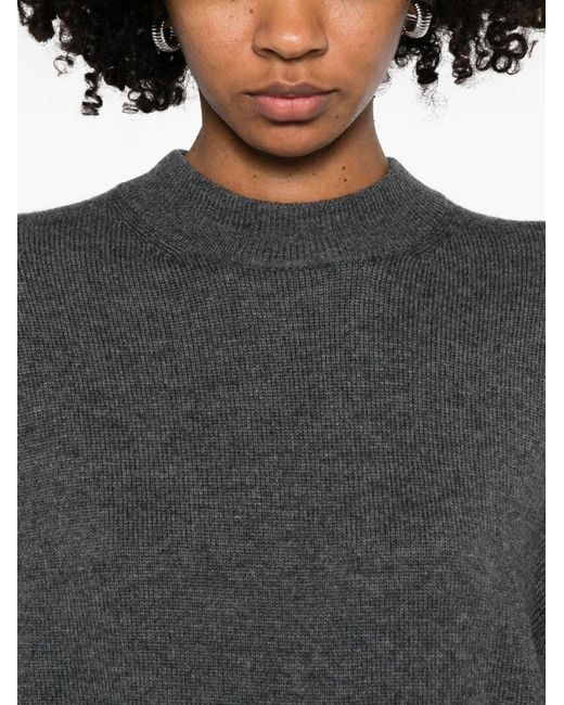 Max Mara Gray Crew Neck Sweater