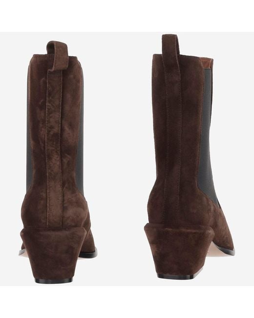 Paris Texas Brown Bettina 50 Leather Ankle Boots