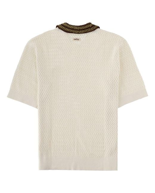 Drole de Monsieur Natural Polo "Maille A Journé D Miroir"