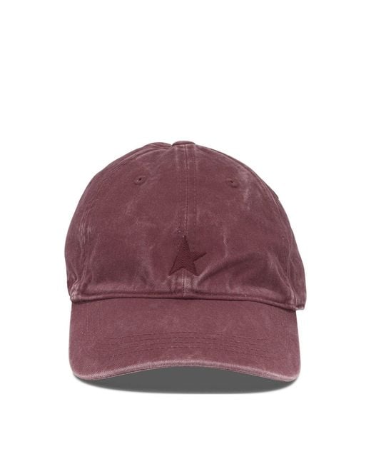 Golden Goose Deluxe Brand Purple "Journey" Baseball Cap