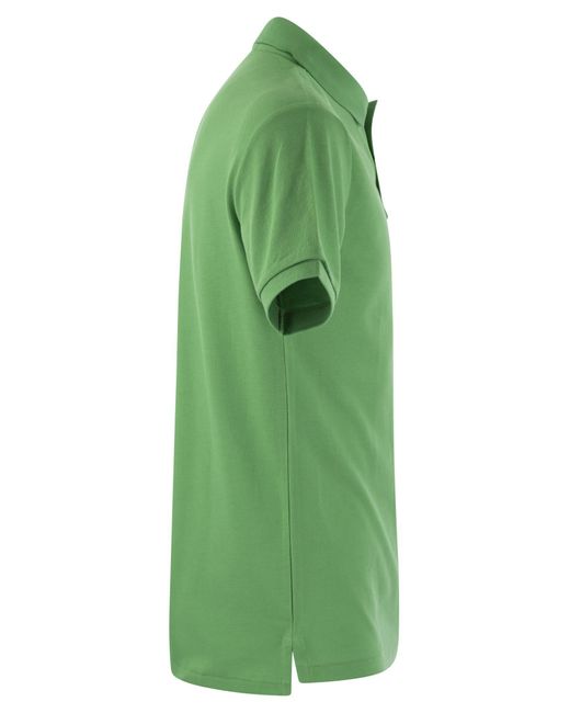 Polo Ralph Lauren Green Slim Fit Pique Polo -Hemd