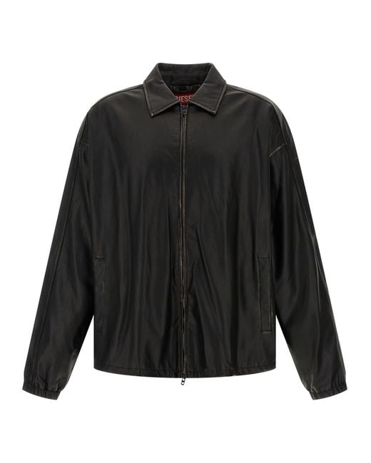 DIESEL Black 'J-Ake' Jacket for men