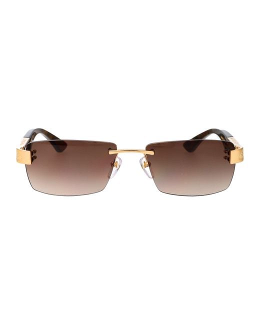 Maybach Brown Rimless Sunglasses The Character Ii Mg Haw Z12
