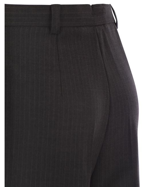 Weekend by Maxmara Black Salsa Straight Leg Trousers