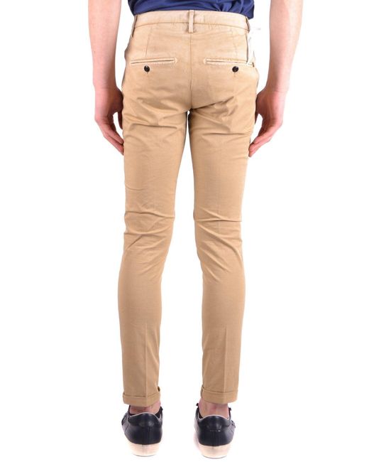 Dondup Broek Beige in het Natural voor heren